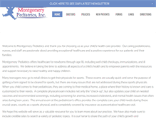 Tablet Screenshot of montgomerypeds.com